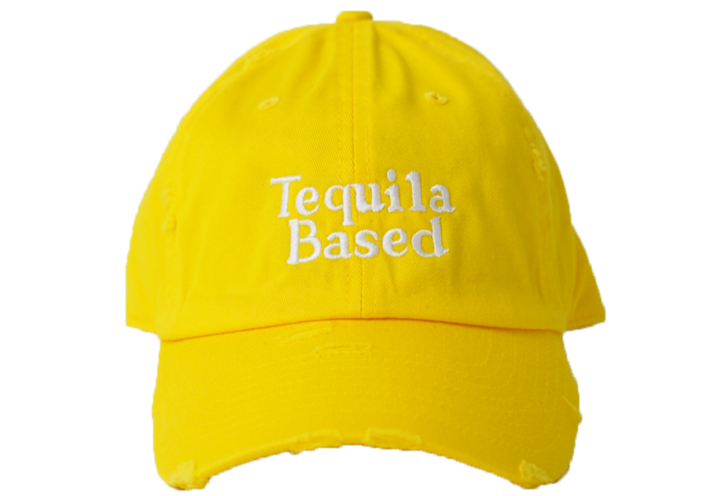 Yellow Distressed Dad Hat