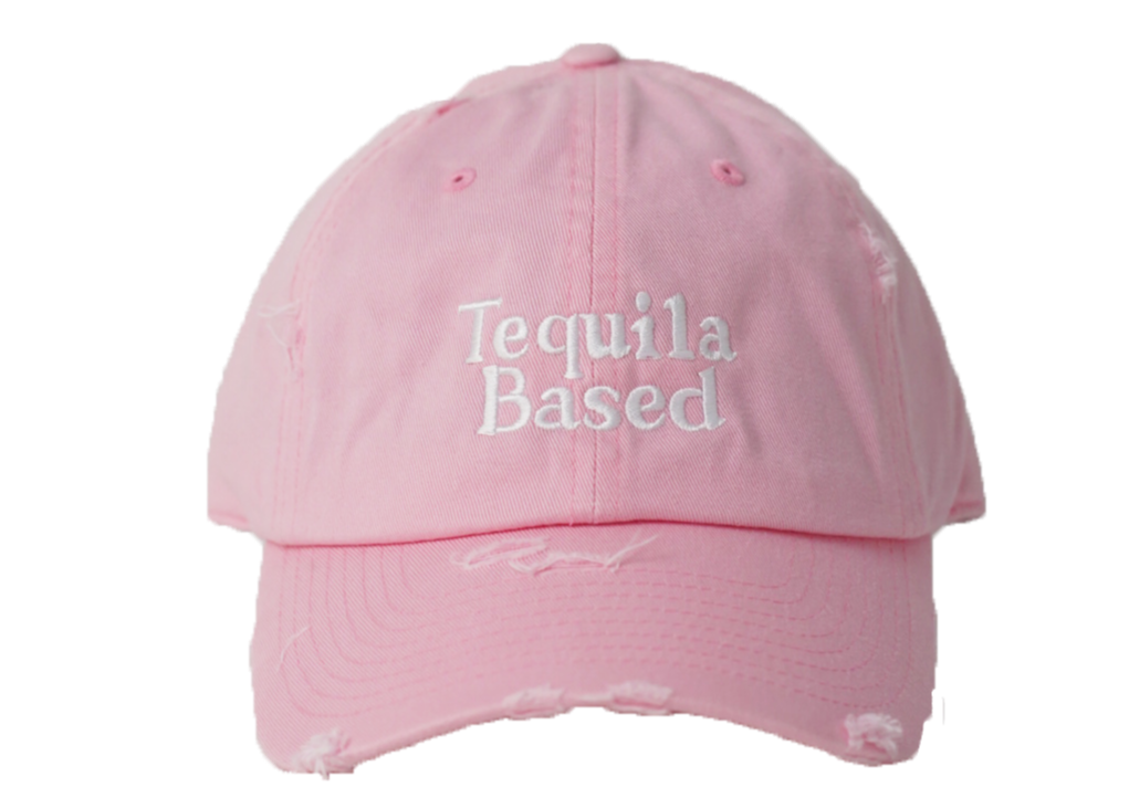 Pink Distressed Dad Hat